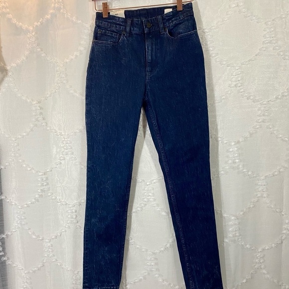NWT Rebecca Taylor la vie ines high waisted straight leg jeans size 25 - Picture 4 of 13
